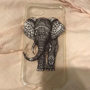 clear case with elephant